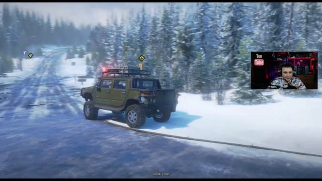 SnowRunner: Аляска (США). Северный порт. Поручение - Застрявшие в горах! смотреть онлайн