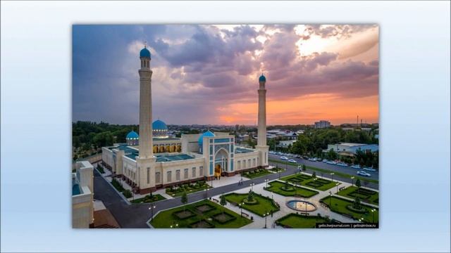 Ташкент с высоты (самый большой город в Средней Азии) смотреть онлайн