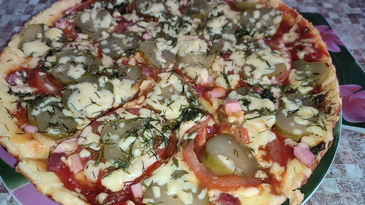 ПИЦЦА НА СКОВОРОДЕ ЗА 5 МИНУТ. Быстрый рецепт пиццы. смотреть онлайн