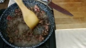 Нежный бефстроганов из лосятины со сметанным соусом (пошаговый рецепт) Готовим из дичи