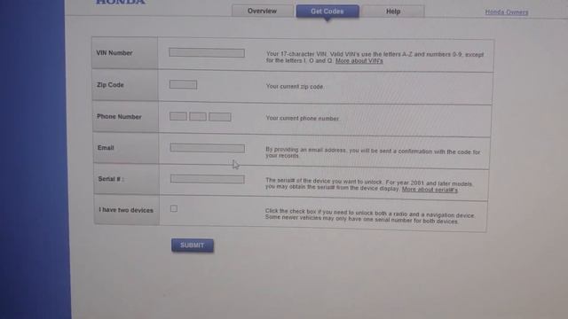 Easy DIY Link to Honda Acura Radio Code Website, Watch Video and click Link below in Description смотреть онлайн