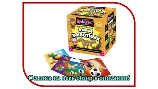 Настольная игра BrainBox Сундучок знаний Мои первые картинки смотреть онлайн