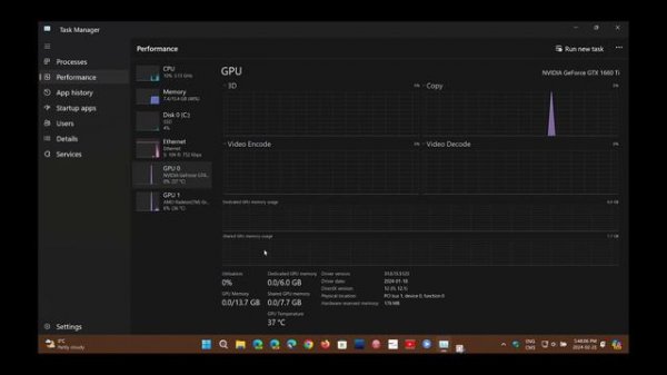 Graphics GPU Dedicated Memory VS Shared Memory viewer question