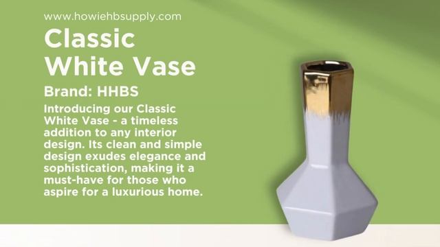 Classic White Vase смотреть онлайн