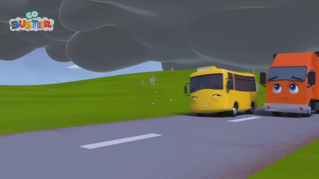Rain Rain Go Away | Go Buster - Bus Cartoons & Kids Stories смотреть онлайн