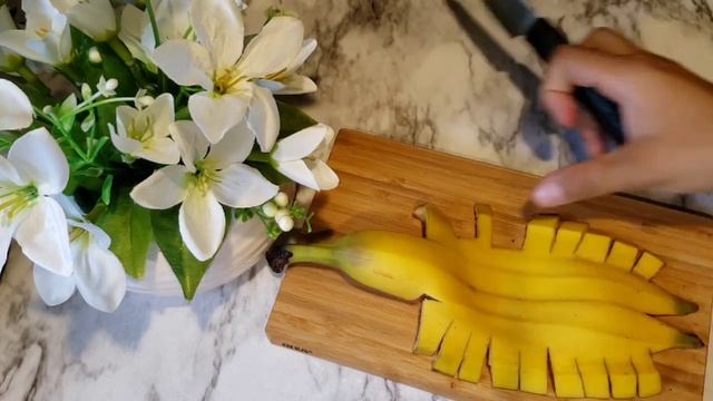 BANANDAN DELFIN YASAYMIZ???? MEHMONLAR VA BOLAJONLAR UCHUN AYNI MUDDAO ?how To Cut Banana