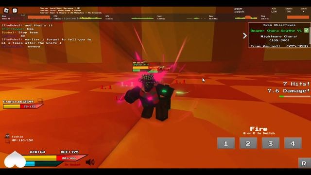 Star Glitcher(Asgore) vs Asriel and Undyne || UTPR || Roblox смотреть онлайн