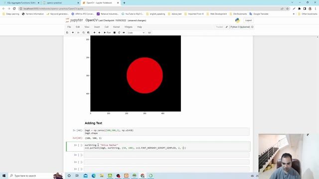 04 Add Text in Image using opencv ? | opencv tutorial in Hindi смотреть онлайн
