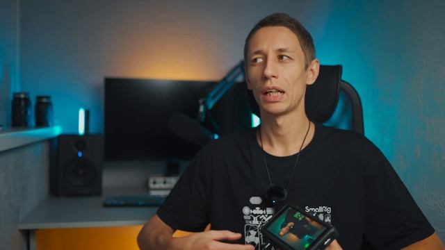 Накамерный сенсорный монитор и видеосендер Hollyland Mars M1 смотреть онлайн