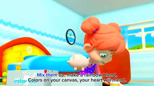 the colors song | colors song for kids | simple song playland network nursery rhymes смотреть онлайн