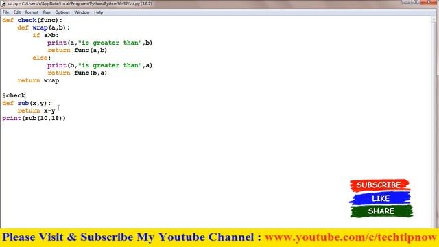 Decorator with Arguments in python | Pass Parameters to Decorator | subtract large to small no exp. смотреть онлайн