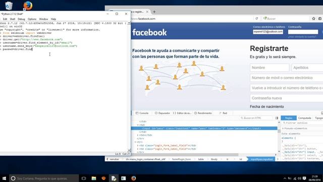 Login Facebook con Selenium Python. смотреть онлайн