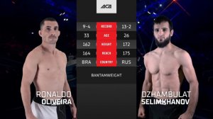 Роналдо Оливейра vs. Джамбулат Селимханов | Ronaldo Oliveira vs. Dzhambulat Selimkhanov | ACA 169