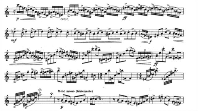 Astor Piazzolla, Tango Étude N.6 (with score) смотреть онлайн