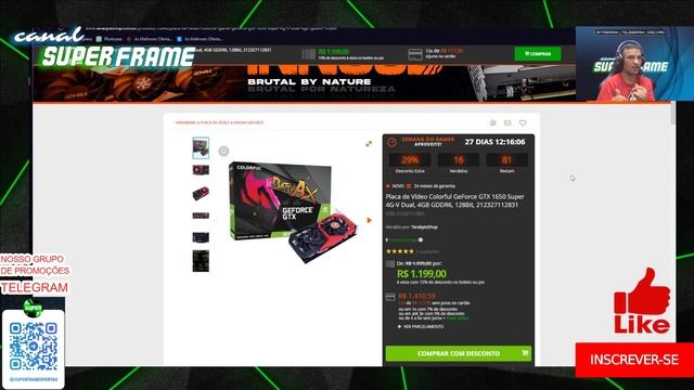CAIU! MENOR PREÇO JÁ VISTO EM UMA RTX 3070 R$ 3.599,99 | RX 6600M por R$ 990,83 смотреть онлайн