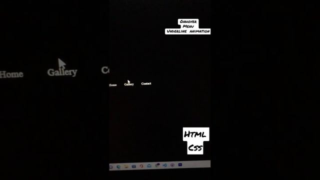 Onhover menu underline animation html css смотреть онлайн