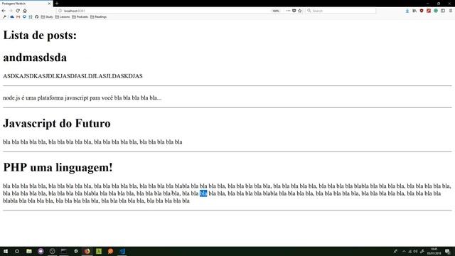 Curso de Node.js - Listando dados do banco #25 смотреть онлайн