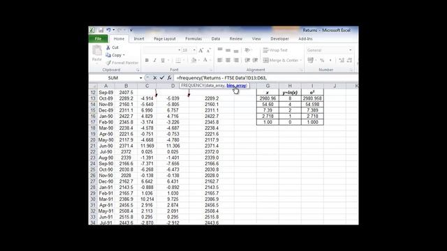 BFIP13 Excel Training Frequency Table смотреть онлайн