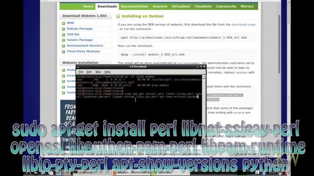Webmin On Asus Tinker Board - Part 2 - Installation смотреть онлайн