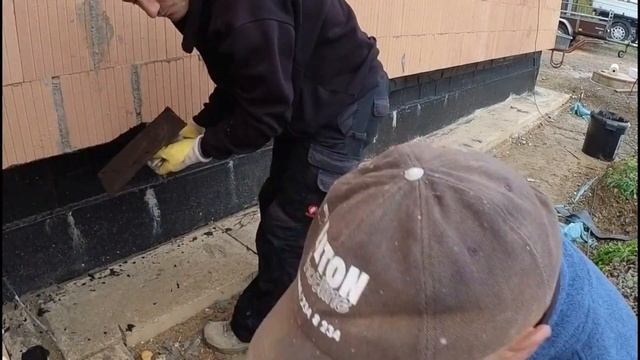 Bauwerksabdichtung,Sockel Abdichtung 2K Bitumen Dickbeschichtung Botament. смотреть онлайн