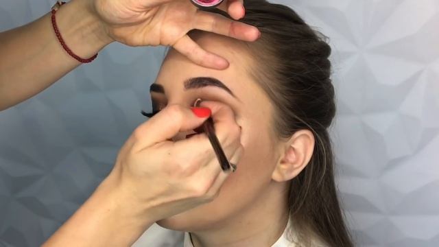 Новогодний макияж за 5 мин. Christmas MAKEUP. смотреть онлайн