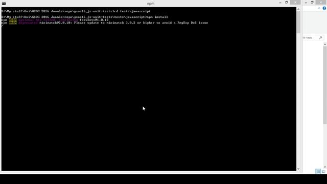 Quick Demo on how to run Joomla! JavaScript tests смотреть онлайн