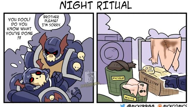 Night Ritual | Warhammer 40k comic dub смотреть онлайн