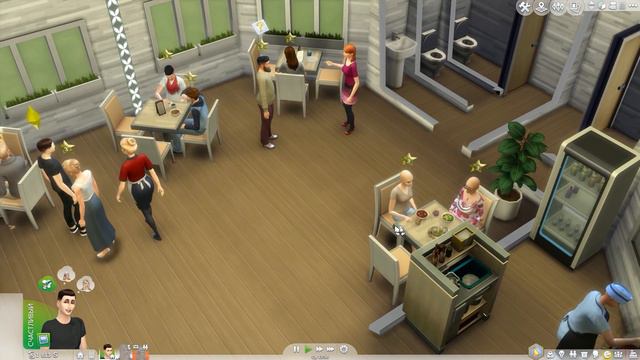 The Sims 4 "Отрывная семейка" #21 -Второй официант- смотреть онлайн