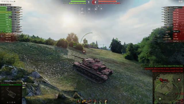 Patton the Tank - обкатываю подарок Мир Танков World of tanks смотреть онлайн
