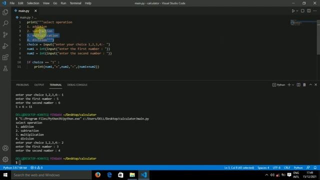 Create A Simple Calculator In Python | Super Projects | #python_calculator смотреть онлайн