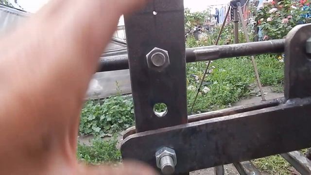 Универсальная сцепка для мотоблока своими руками.