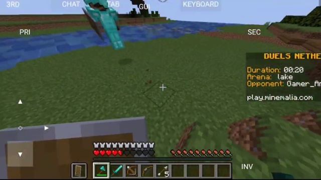 [Minecraft] PC PLAYER V/S MOBILE PLAYER IN POJAV LAUNCHER PVP BATTLE ? IN |2023| смотреть онлайн