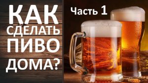 Пиво из солодового экстракта. Как сделать пиво дома.