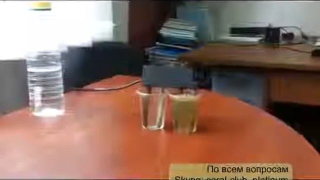 Эксперимент с питьевой водой - гидролиз смотреть онлайн
