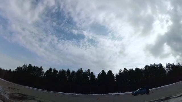 Занятие на автодроме, начальное вождение, занятие #4 смотреть онлайн