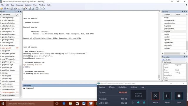 Outliers and remove outliers by winsorize command in stata смотреть онлайн