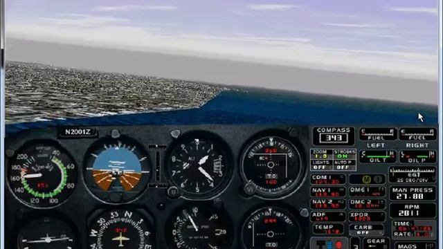 Flight Simulator 95 on DOSBox-G Video 1 смотреть онлайн