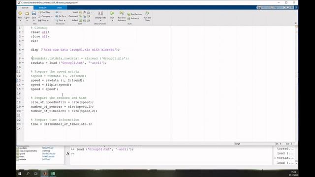 Matlab Project 1: Reading Excel files and plot content смотреть онлайн
