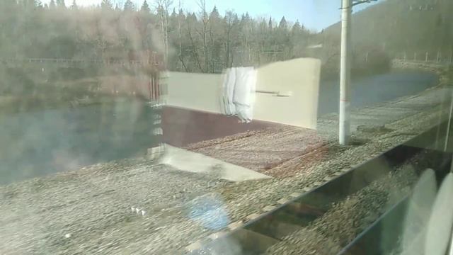 Красивейшие виды из окна жд вагона. смотреть онлайн