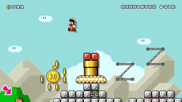 Super Mario Maker 2 - Odyssey: Cascade Kingdom смотреть онлайн