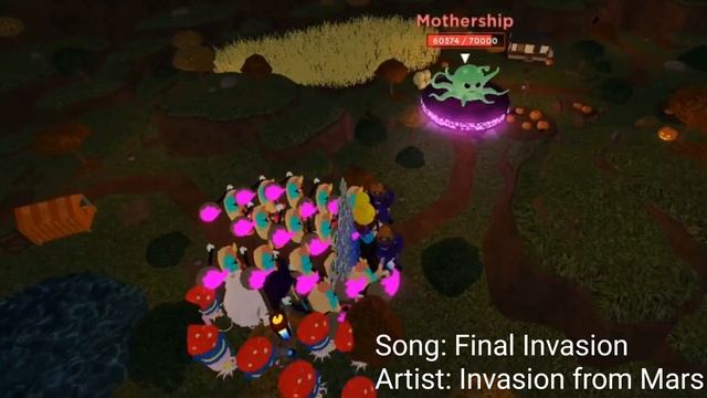 ROBLOX Tower Heroes - Alien Farm Invasion Boss Music! смотреть онлайн