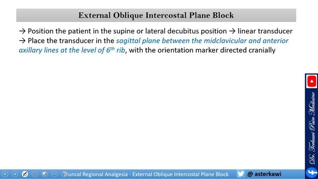 External Oblique Intercostal Plane Block смотреть онлайн