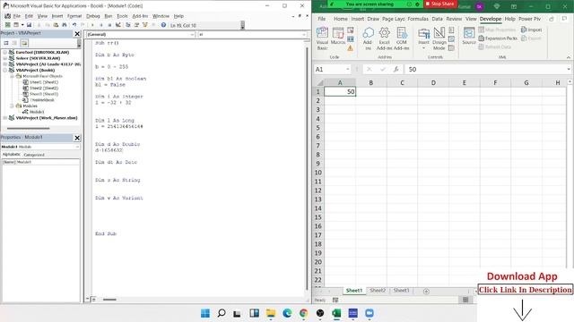 How can / Why use Data Type in Excel VBA Macros смотреть онлайн
