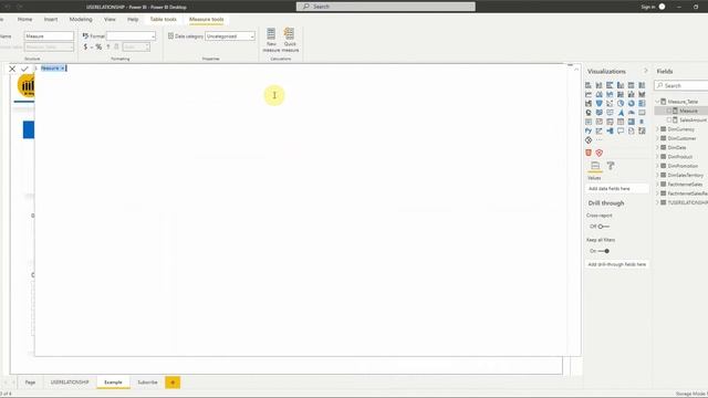 DAX Language - USERELATIONSHIP Function in Power BI смотреть онлайн