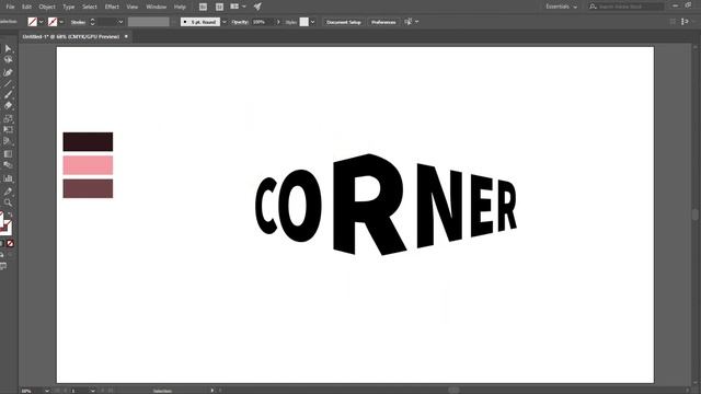 Illustrator CC Tutorial | Perspective Typography Design | Using Perspective Grid Tool ? смотреть онлайн