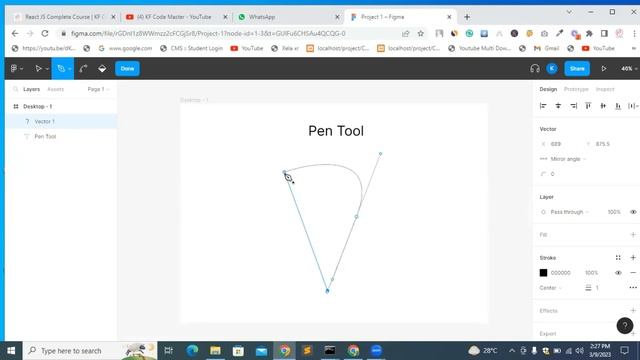 # 08 Pen Tool in Figma | Figma full course for beginners in urdu/hindi смотреть онлайн