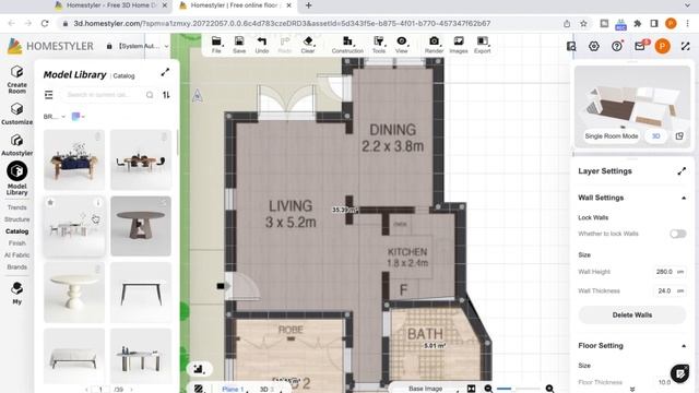 HOMESTYLER 101: How To Create 3D Rendering Images From 2d Floorplan - Homestyler For Beginners