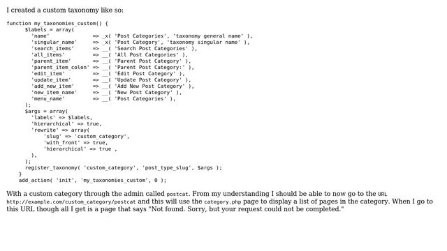Wordpress: custom taxonomy not displaying смотреть онлайн