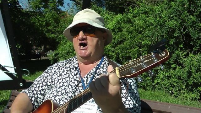 Песня "Месяц на небе". Самарский сквер им. В. Высоцкого-2022 смотреть онлайн