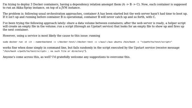 Only start a Docker container after process in other container is operational (2 Solutions!!) смотреть онлайн